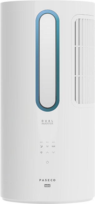 파세코 25년 제조 듀얼인버터 미니 창문형 에어컨 PWA-M3100WM, 메탈블루, 기본, 자가설치