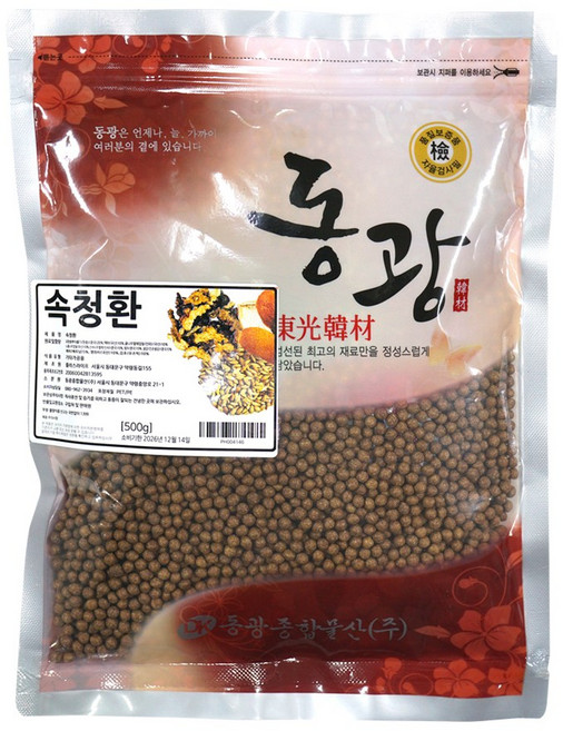 동광종합물산 속청환, 1개, 500g