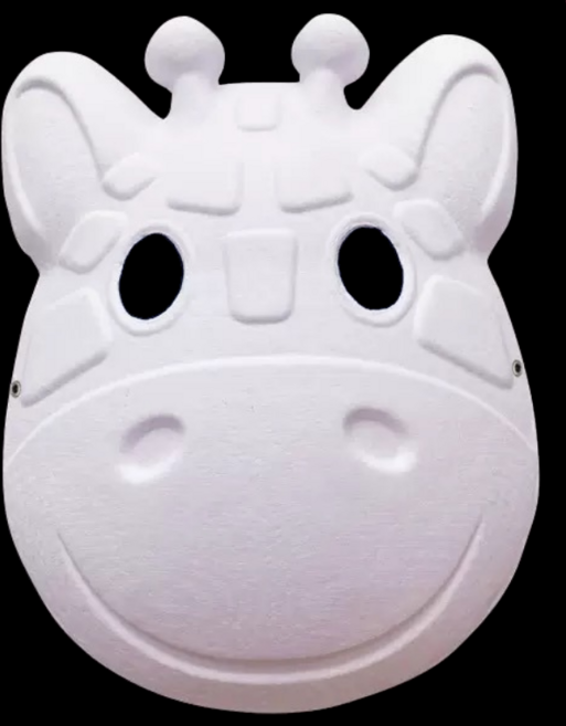 베르트폴 종이 가면 만들기, 10개, 기린