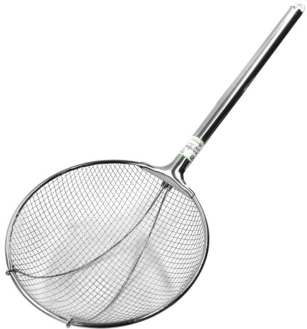 업소용 스텐망 조리 뜰채 다용도 건지기 스텐뜰채 뜰채망, 선택08.스텐손잡이(거친망) 3호, 1개