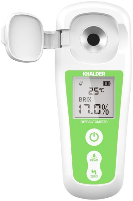 칼더 디지털 당도측정기 휴대용 고정밀 당도계 브릭스 측정 USB 충전, KDR-01, 1개