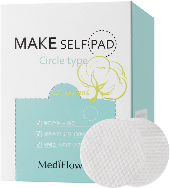 메디플라워 메이크 셀프 패드 리필 130매, 1개, 130개입