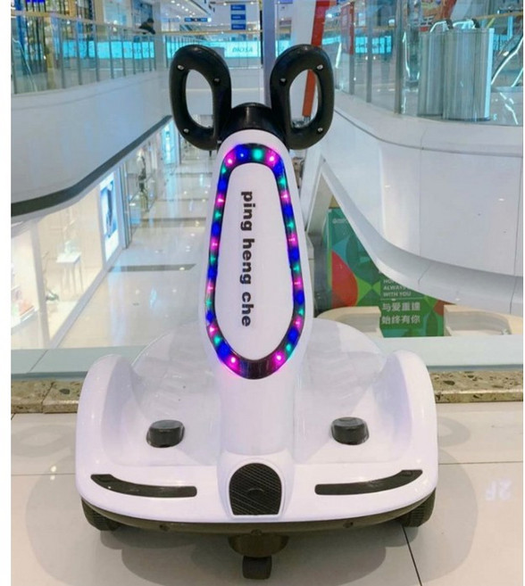 阿LIN 兒童電動車 7017 雙驅充電式, 白色, 1個