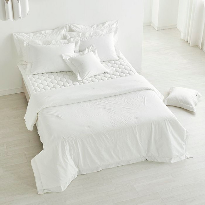 닥스 침구 고밀도 커시브 화이트[5] 퀼트이불 싱글