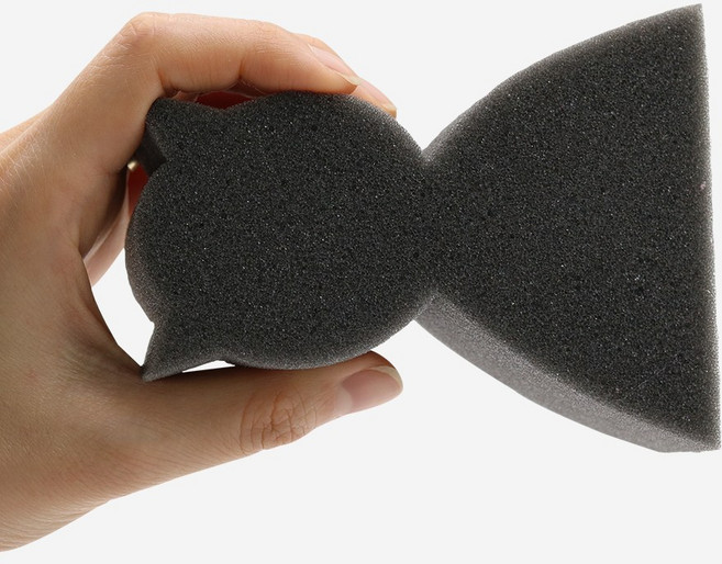 닥터폼 부드러운 고양이 머리털이개 미용실 전문 스폰지 얼굴 털이개, 30개