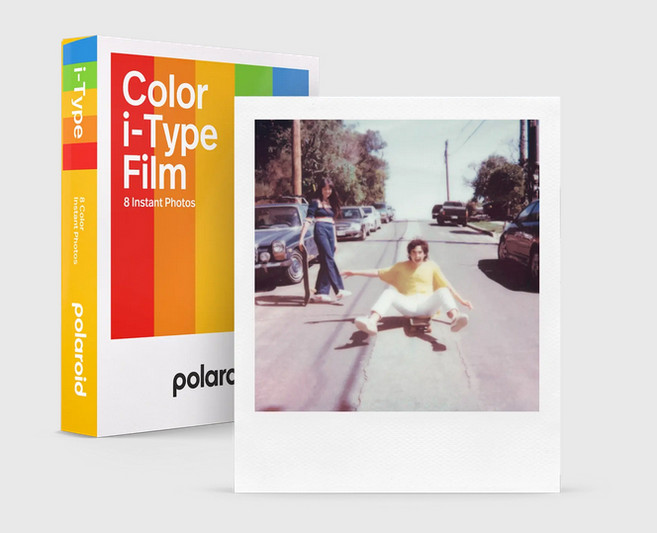 寶麗來 Color i-Type Film 彩色白邊拍立得底片, 1個, 單入裝 8張