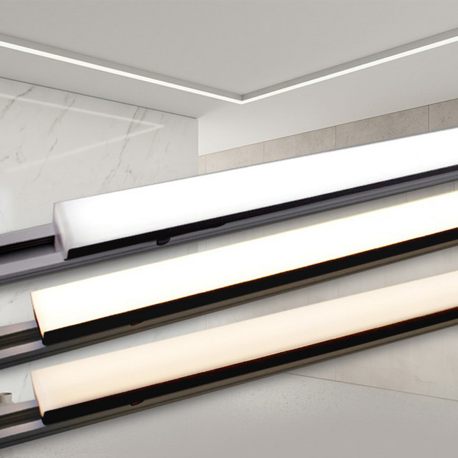 엘포스 LED 디밍 티라인 20W 1200mm 블랙 레일등 밝기조절 플리커프리, 블랙바디 전구색 20W 1200mm 1개