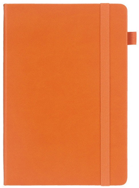 Mirsh 휴대용 핸디 메모 노트 포켓 양장 수첩, 1개, 오렌지