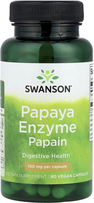 새해 첫좋은선물 Swanson 파파야 효소 파파인 100mg 베지 캡슐 90정 제대로 할인합니다, Swanson파파야효소파파인100mg베지캡슐90정, 1개 - 쿠팡