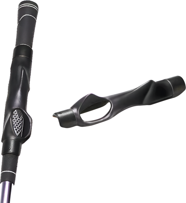 프리존 골프 연습 용품 정확도 향상 그립 트레이너 탈부착 교정기 일반형, 블랙, 1개