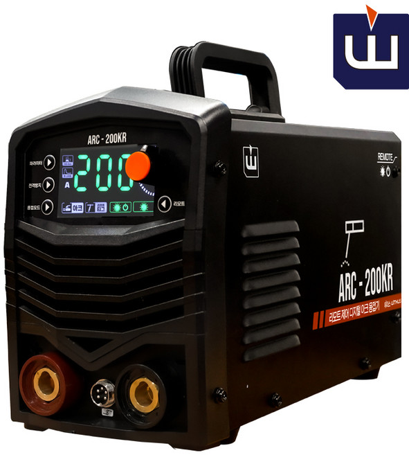 위더스 아크용접기 알곤용접기 ARC-200KR 리모콘 휴대용 인버터, 1개, 본체+케이블(홀더10m+어스5m)