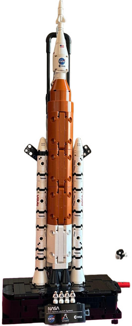 NASA 우주 대형 스페이스 로켓 블럭 디테일 조립 전시용 남성 취미 키덜트, 전시 블록 없음, 1개