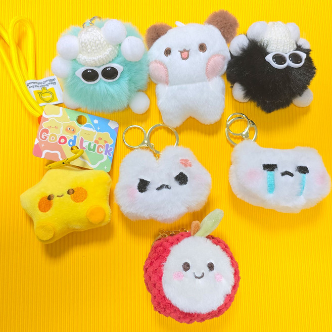 7개 뽑기인형도매 7cm크기, 혼합