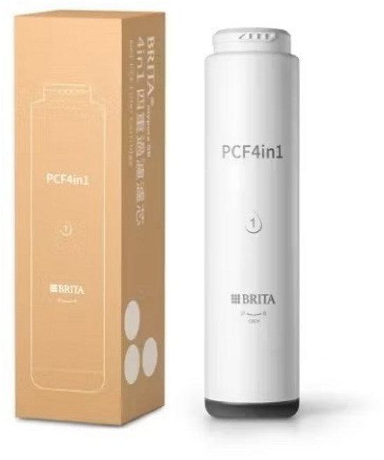 BRITA mypure GR 4in1 四重濾芯 適用 GR600/GR1000 整合前置後置功能 高效過濾雜質 調節口感, 1個, GR 4in1濾芯一支