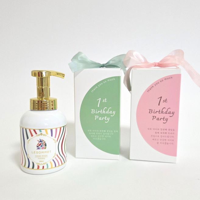 오월답례 르소메 프리미엄 포밍 핸드워시 답례품, 첫돌민트, 1개