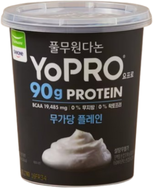풀무원 YoPRO 무가당 프로틴 요거트, 1개, 900g, 1개