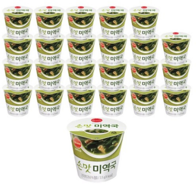 오테이스트 손맛 미역국, 144개, 3.5g