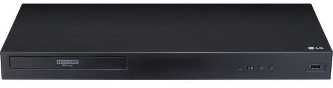 HDR 호환성을 갖춘 LG UBK80 4K 울트라 HD 블루레이 플레이어 (2018) 블랙, 1개