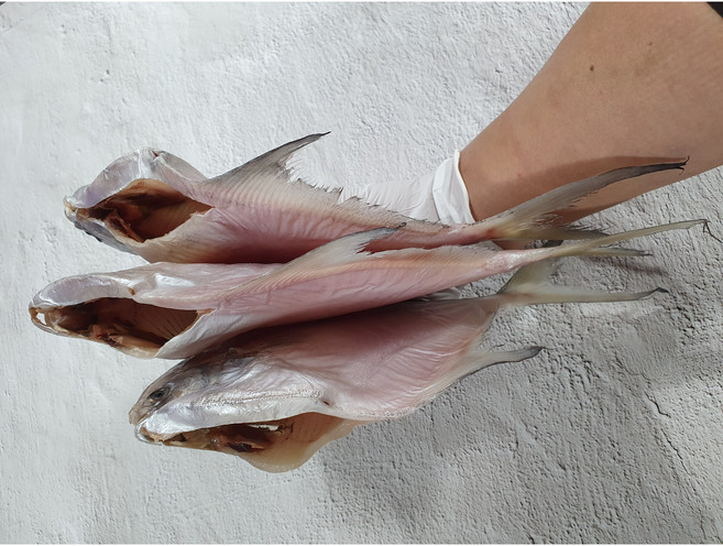 제철 목포 반건조병어 손질 제수용 산지직송 덕자 말린생선 찜 구이, 1세트, 반건조 병어 20cm내외 3마리