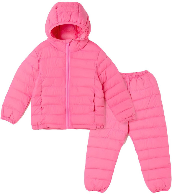 오즈키즈 아동용 에센셜라이트 패딩 스키복 상하의 세트