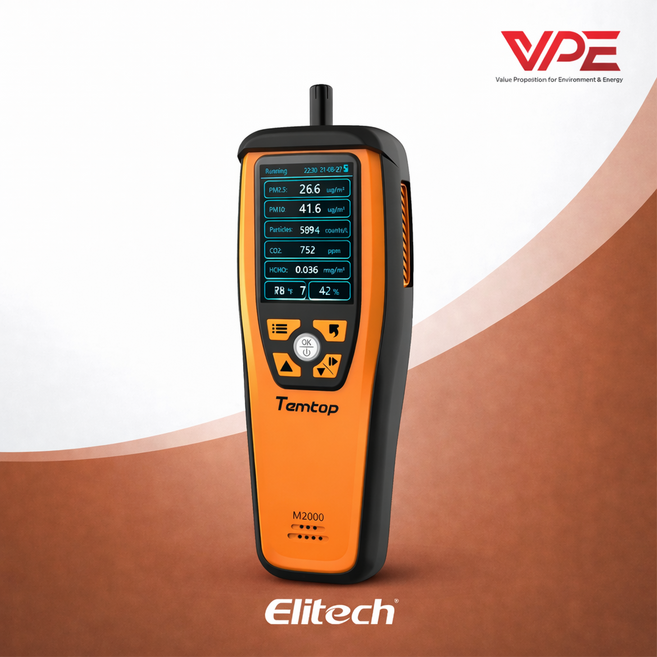 ELITECH M2000 VER2 휴대용 미세먼지측정기 KC인증 실내공기질측정기, 1개