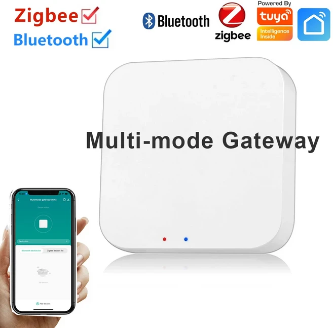 Tuya 스마트 멀티 모드 게이트웨이 ZigBee 블루투스 메쉬 브리지 허브 라이프 앱 원격 제어 홈 디바이스 알, 01
