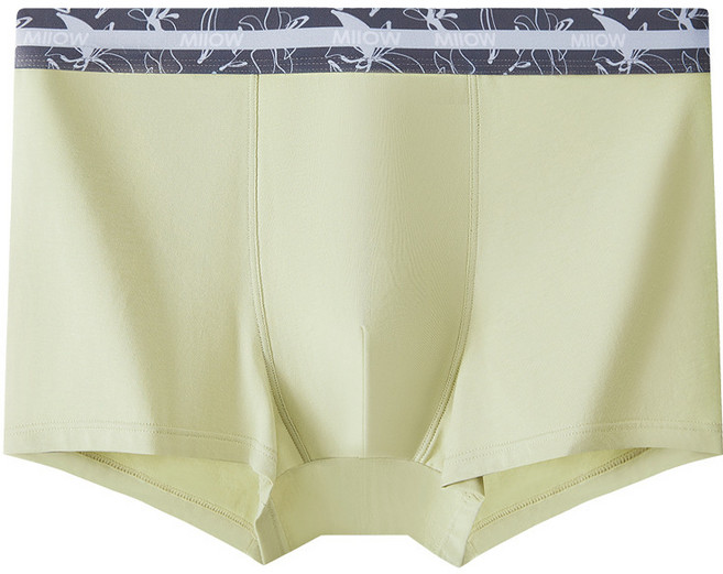 MIIOW 男士平角內褲 莫代爾棉透氣四角褲