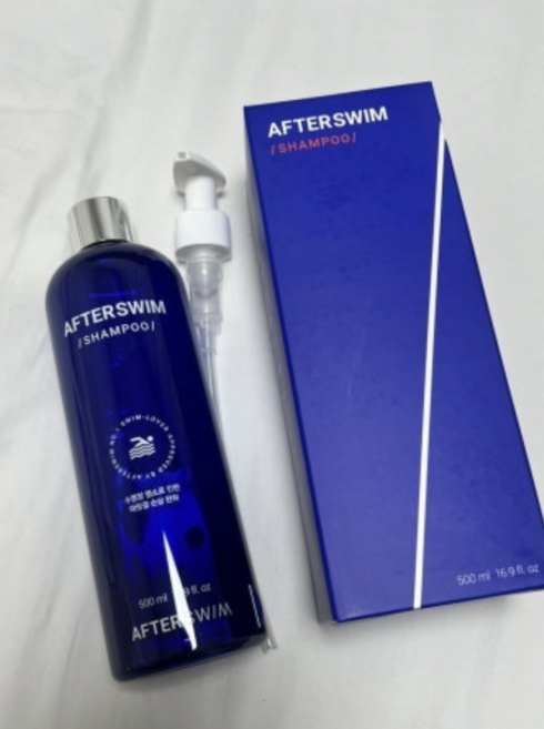애프터스윔 수영장 샴푸 500ml 수영샴푸 염소 케어 After swim shampoo, 1개