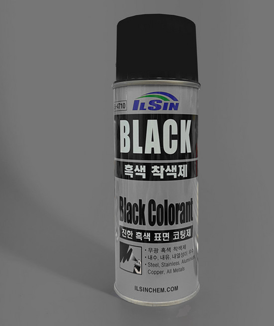 일신 코팅제 도색제 착색제 녹방지 도금제, 1개, 420ml, 흑색