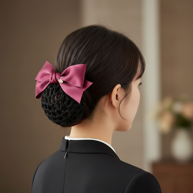 YIEUN 9TENT헤어망 간호사 승무원 직장여성 고탄력 명품헤어망