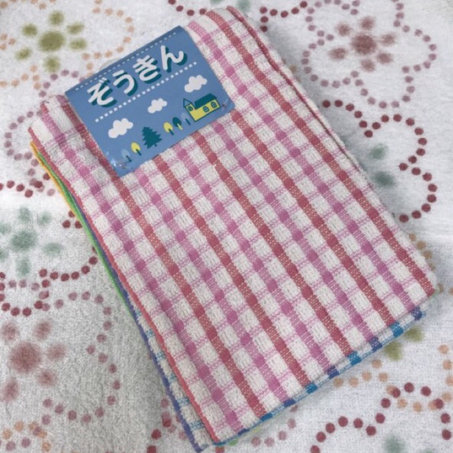 日本進口 100%純棉 抹布, 1個