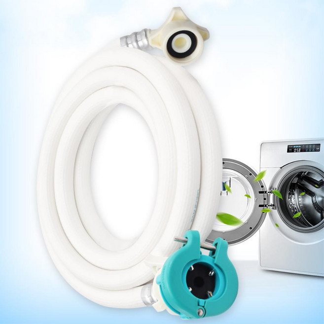 냉온수겸용 PVC 세탁기 호스 5m 와이넷 고급 호스교체, 1개