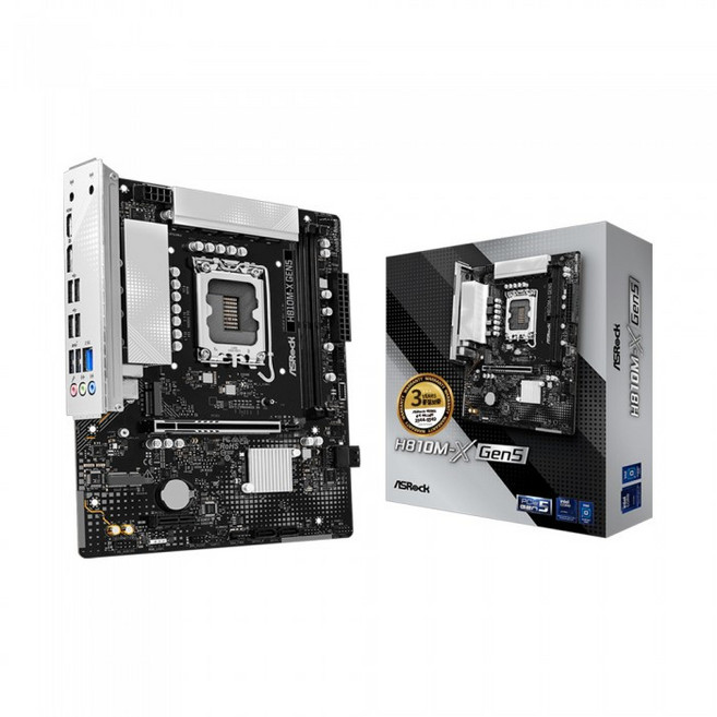 애즈락 ASRock H810M-X Gen5 인텍앤컴퍼니 인텔1851소켓 DDR5 컴퓨터 메인보드, 단일모델