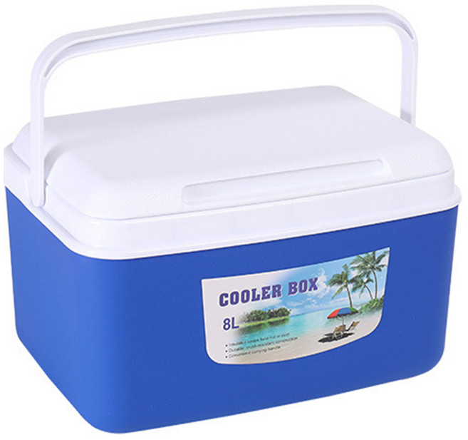 【極美家居】保冰箱 5L/8L/13L/26L 保冰桶 冰磚 保冷箱 保冰 保冰磚 保冰劑 保冰盒 保冰磚 戶外冰箱 保溫冰箱 保冷冰磚 冰桶, 藍色, 8L