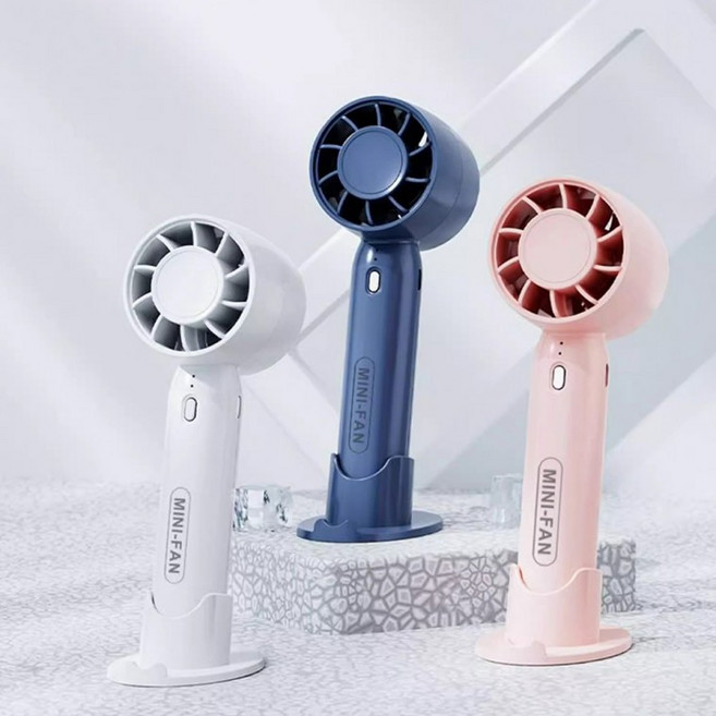 네오루스 미니 경량 핸디 선풍기 휴대용 무선선풍기 손선풍기, 핑크, 핑크