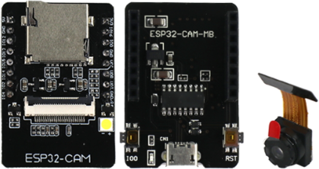 아두이노 ESP32-CAM 보드+카메라+연결보드 세트, 1개