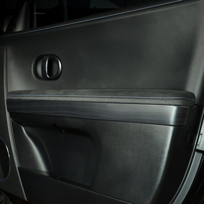 영카클럽 더뉴 아이오닉5 호환 도어 트림 수전사 카본 몰딩 커버 튜닝 용품, 무광우드