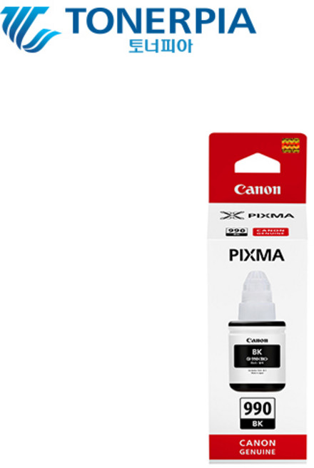 캐논 정품잉크 GI-990 G1900 G1910 G2910 G3910 G4900, 1개, 01_캐논정품잉크 GI-990BK 검정