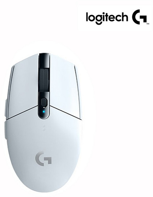 로지텍코리아 공식 G304 LIGHTSPEED WIRELESS 무선 게이밍 마우스, 화이트, 0    G304 정품