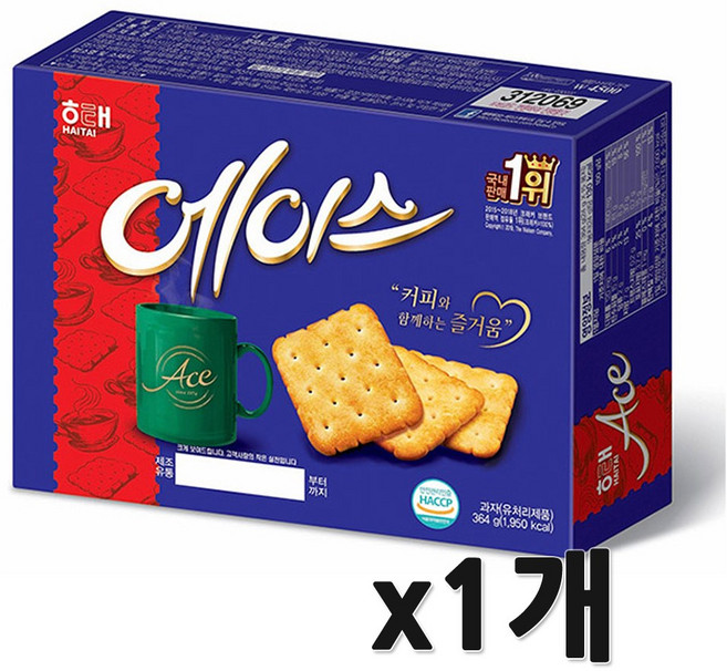 해태제과 에이스, 1개, 364g