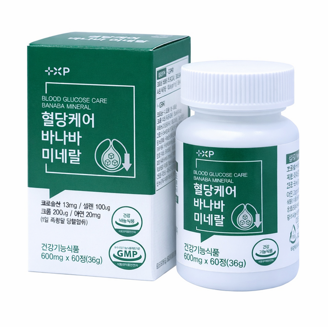 당독소 식후 혈당 감소 스파이크 제거 당뇨 좋은 바나바잎영양제, 1개, 60정