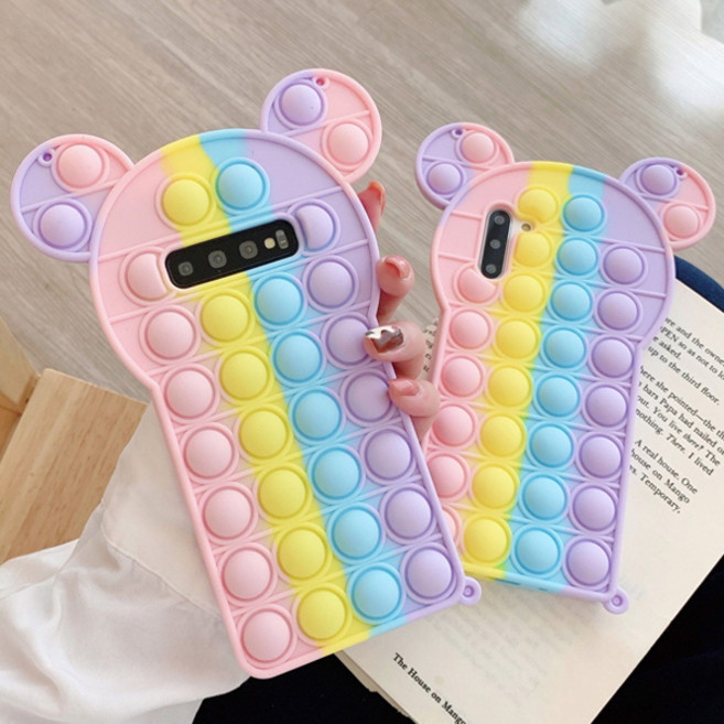 갤럭시A12 4G LTE 5G A125 A126 M12 M127 뽁뽁이 푸쉬팝 팝잇 스트랩 키링 실리콘 케이스