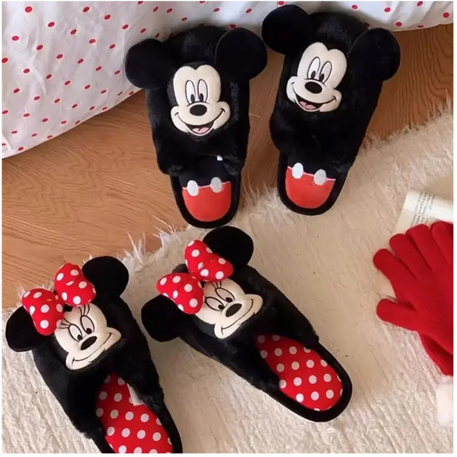 [disney] 미키 & 미니 실내용 보온 슬리퍼