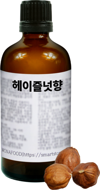 원아 헤이즐넛향 40g 90g 500g 액상합성향료, 1개