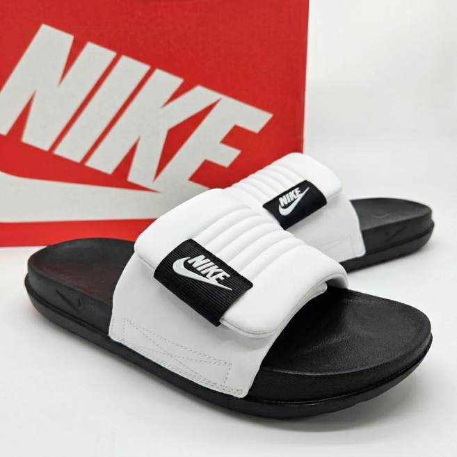 (매장정품) 나이키 오프코트 어저스트 슬라이드 남성 슬리퍼 실내화 베리픽 더스트백 세트