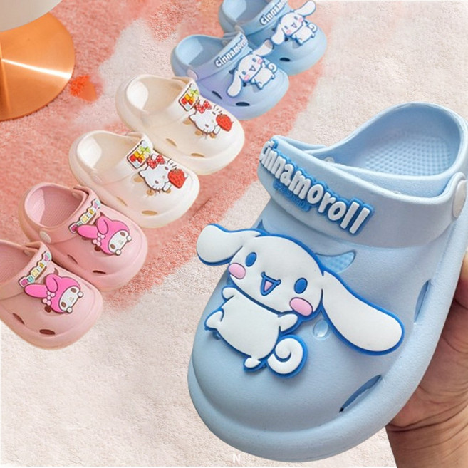 키즈 시나모롤 유아 털 샌들 슬리퍼 산리오 실내화