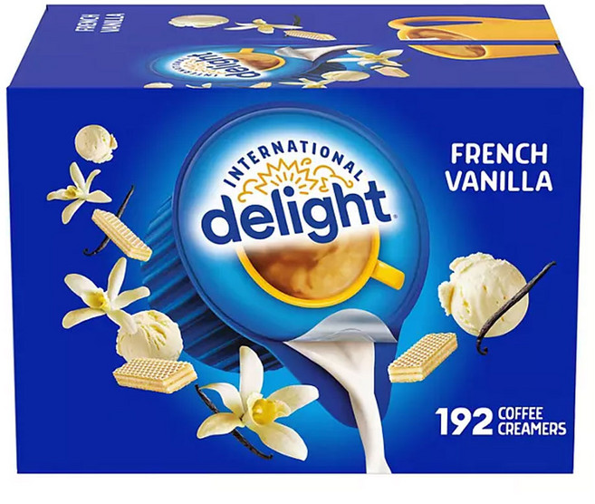 인터네셔널 딜라이트 프렌치 바닐라 크리머 싱글 192 개입, 13ml, 192개입, 1개, 13ml