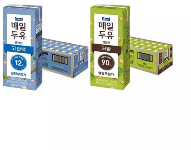 매일두유 고단백 190ml 24개+렌틸콩 190ml 24개, 48개