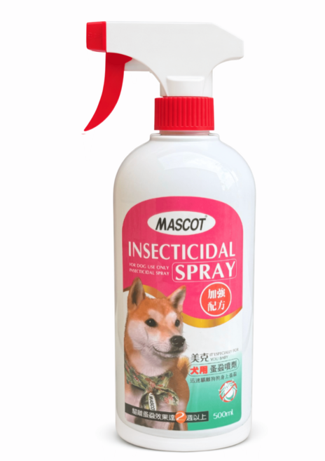 【MASCOT美克】蚤蝨噴劑 長效14天 加強配方 狗用, 1個, 透明, 500ml