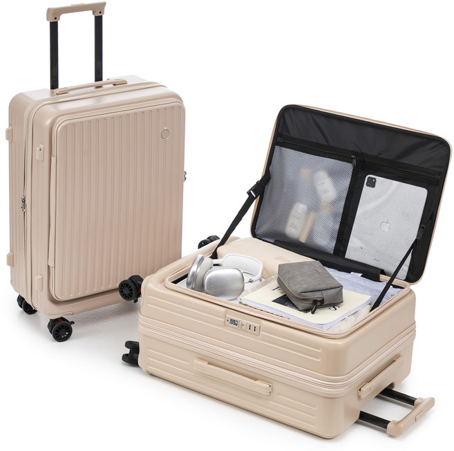 HEZO 전면 오픈 기내용 여행 캐리어 확장형 대용량 20인치 24인치 28인치